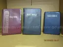 (3) USED HOLY BIBLES