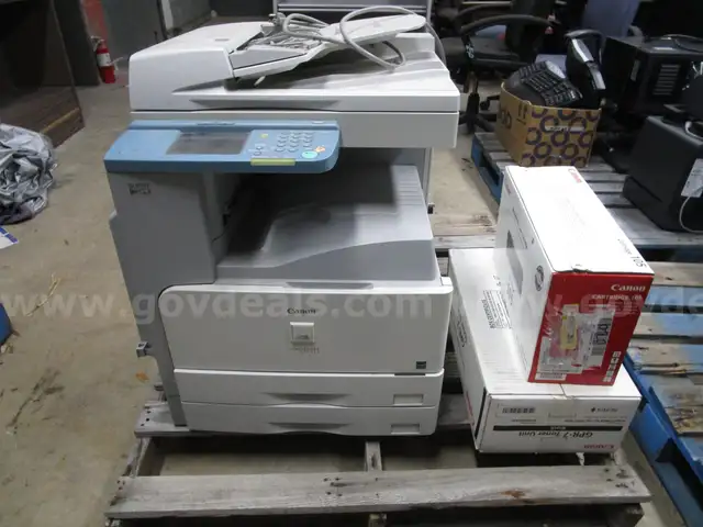 (1) USED CANON IMAGECLASS COPIER, MF7460; (2) UNUSED TONER BOXES
