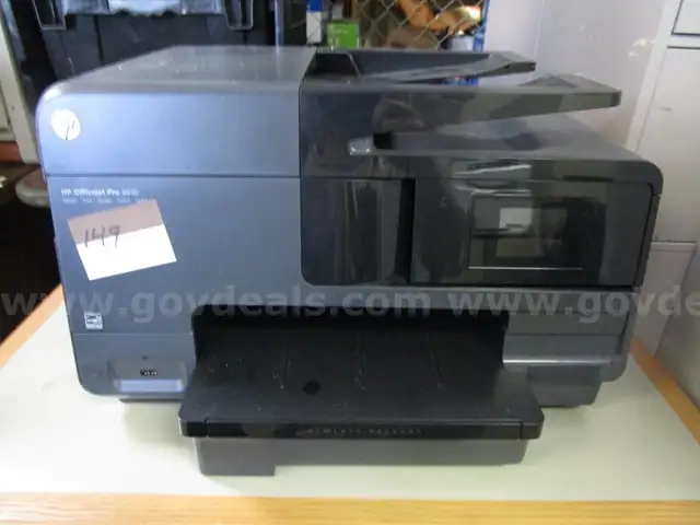 (1) USED HP OFFICEJET PRO PRINTER, 8610