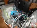USED (1) BOX OF ASSORTED ITERIS SMARTCYCLE VANTAGE EDGE 2 AND CABLES
