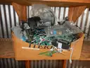 USED (1) BOX OF ASSORTED ITERIS SMARTCYCLE VANTAGE EDGE 2 AND CABLES