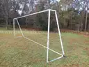 USED (1) METAL SOCCER GOAL 55" W x 98" H x 300" L
