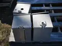 (3) USED SMALL ALUMINUM ELECTRONICS CABINETS