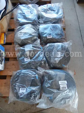 NEW/OLD STOCK (8) BUNDLES OF CAT5E/CAT6 OUTDOOR CABLE 300FT WITH 15 JACKTIES