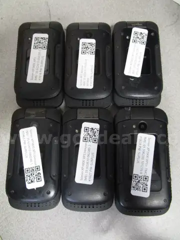 (5) USED SONIM XP3 FLIP-PHONES, VERIZON, XP 3800; (1) USED SONIM XP3+ FLIP-PHONE, T-MOBILE, XP 3900