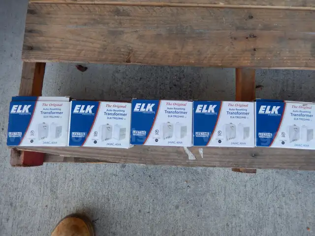 NEW/OLD STOCK (5) ELK POWER SUPPLY AUTO-RESETTING TRANSFORMER ELK-TRG2440
