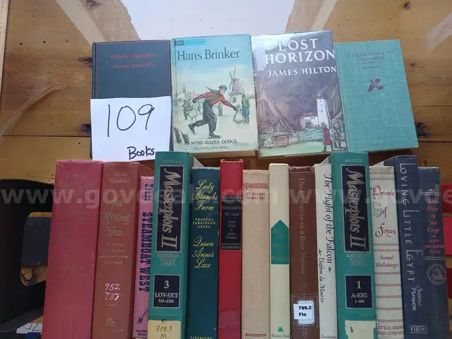 #109 Lot of Books