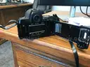 NIKON N8008S AF CAMERA AND LENS WITH CASE AND LENSES