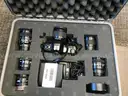 NIKON N8008S AF CAMERA AND LENS WITH CASE AND LENSES