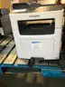 LOT OF LAPTOPS, PRINTERS, SOUND SYSTEM AND OTHER MISC. ITEMS ON ONE PALLET.