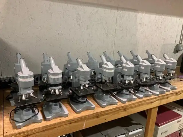 American Optical Microscopes - Lot of 16