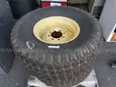 JOHN DEERE TRACTOR TURF TREAD TIRES SEE PICTURES