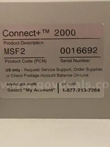 PITNEY BOWER CONNECT + 20000
