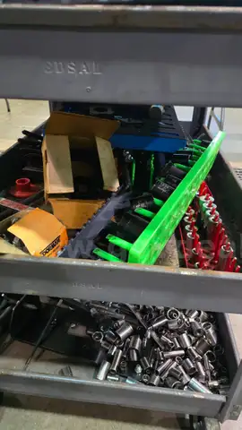 Cart of assorted tools