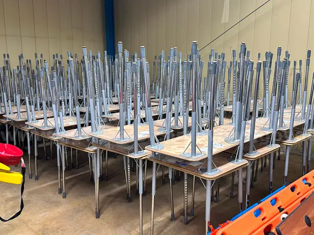 Lot of 144 Adjustable Student Desks