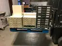 LOT OF NINE  SLIDE FILE CABINETS ON ONE PALLET.