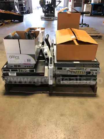 PROJECTOR, SWITCHES, ROUTERS, PHONE, WAP