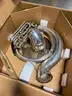 1 CROME PLATTED 4 VALVE TUBA (SOUSAPHONE)