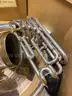 1 CROME PLATTED 4 VALVE TUBA (SOUSAPHONE)