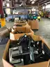 LOT OF MONITORS, KEYBOARDS, MICE AND MISC. ITEMS ON SIX PALLETS.