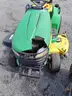 TWO JOHN DEERE RIDING MOWERS X500  (ONE RUNNING ONE PARTS)