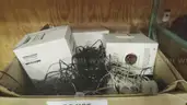 ONE BOX OF MISC. CABLES