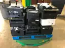 LOT OF LAPTOPS, COMPUTERS, PRINTERS, MONITORS, CABLES AND MISC ITEMS ON ONE PALLET.