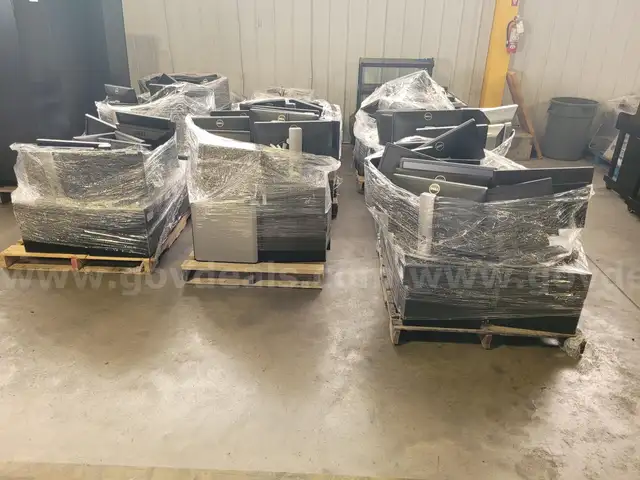 COMPUTERS AND MONITORS ON 9 PALLETS