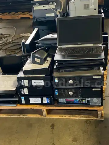 1 PALLET OF COMPUTERS AND MONITORS