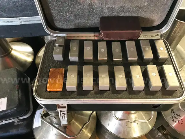 LOT OF STAINLESS DECLB KITS, WEIGHT SET METRIC AND PROVER  GALLON ON ONE PALLET.