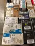 LOT OF PRINTER INK CARTRIDGES