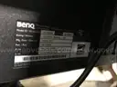 ONE BENQ GL2460-8 MONITOR, ONE PLANAR PC2485 TOUCH SCREEN MONITOR