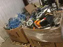 LOT OF WIRE AND OTHER COMPONENTS ON 2 PALLETS