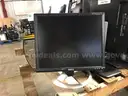 LOT OF LAPTOPS, ALL IN ONES, MONITORS AND MISC. ITEMS ON THREE PALLETS.