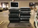 LOT OF LAPTOPS, ALL IN ONES, MONITORS AND MISC. ITEMS ON THREE PALLETS.