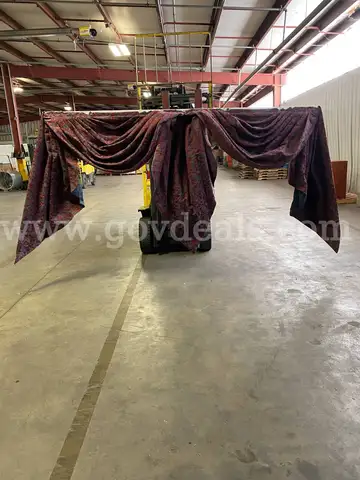 1 SET OF DRAPES FOR A COMMITTEE ROOM. ( BUR )