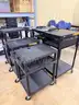 Lot of 6 Media Carts
