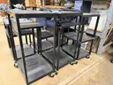 Lot of 6 Media Carts