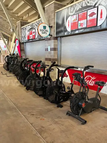 Lot of 11 Stationary Bikes (For Parts)