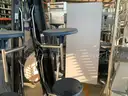 2 Folding Cafeteria Tables
