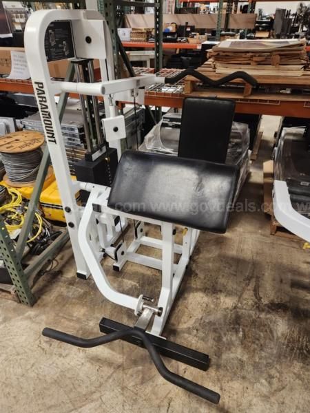 Paramount bicep best sale curl machine