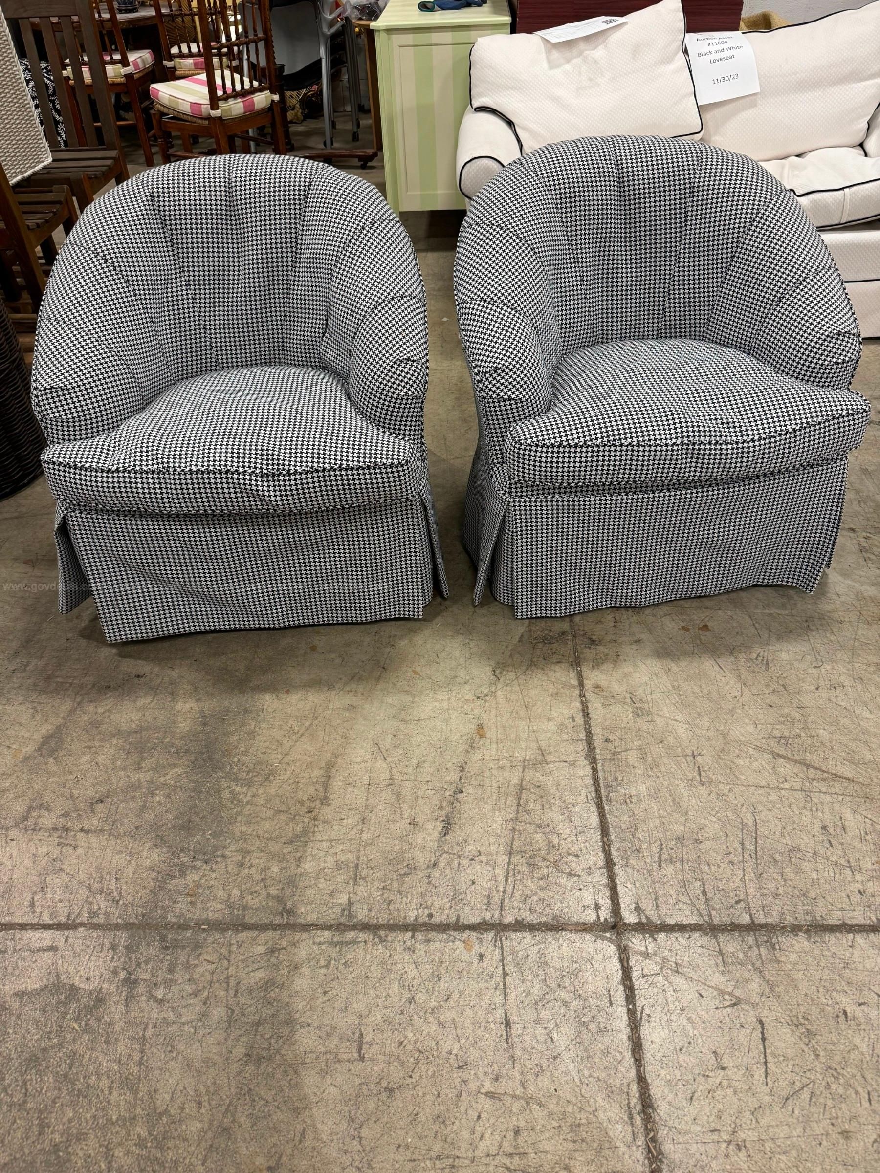 Matching Barrel Chairs With Ottoman GovDeals   4788 11607 1 