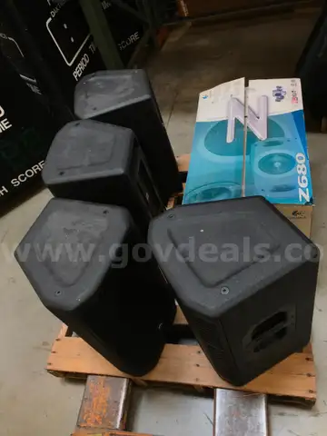Pallet of Audio Equipment