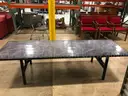 Set of 3 Large Southern Aluminum Folding Tables
