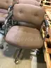 Set of 8 United Chair Brown Office Chairs