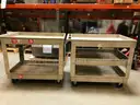 Set of 2 Rubbermaid Commercial Utility Carts