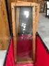 Set of 2 Wooden Glass Cabinet with LED Lights