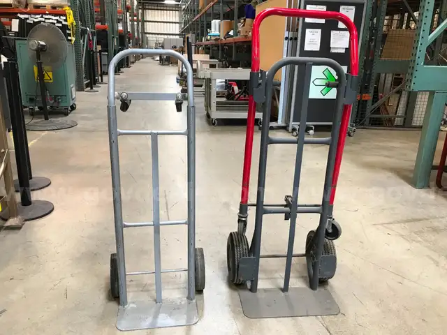 Set of 2 Hand Trucks with Convertible Truck