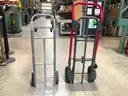 Set of 2 Hand Trucks with Convertible Truck