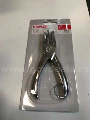 Two Cartons of One Hole paper Punches